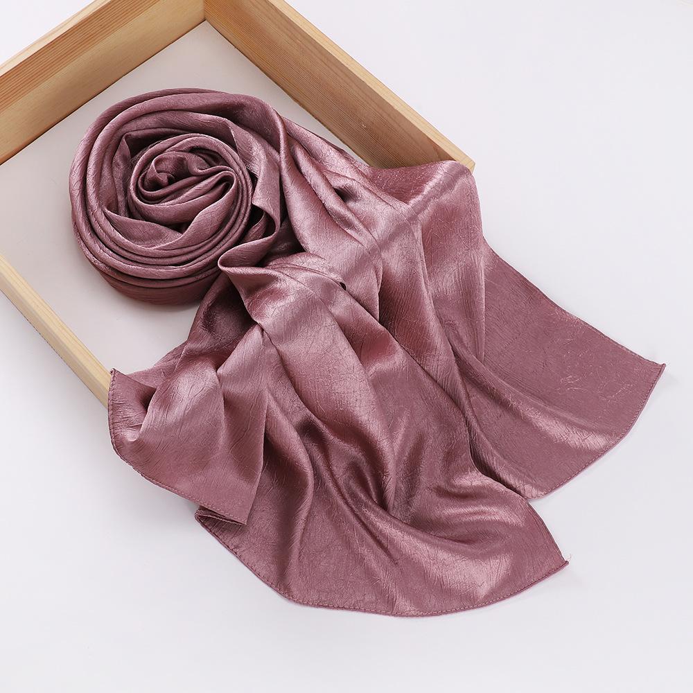 HASASERIES HS1136 Nouveau bandeau en satin de soie simulé