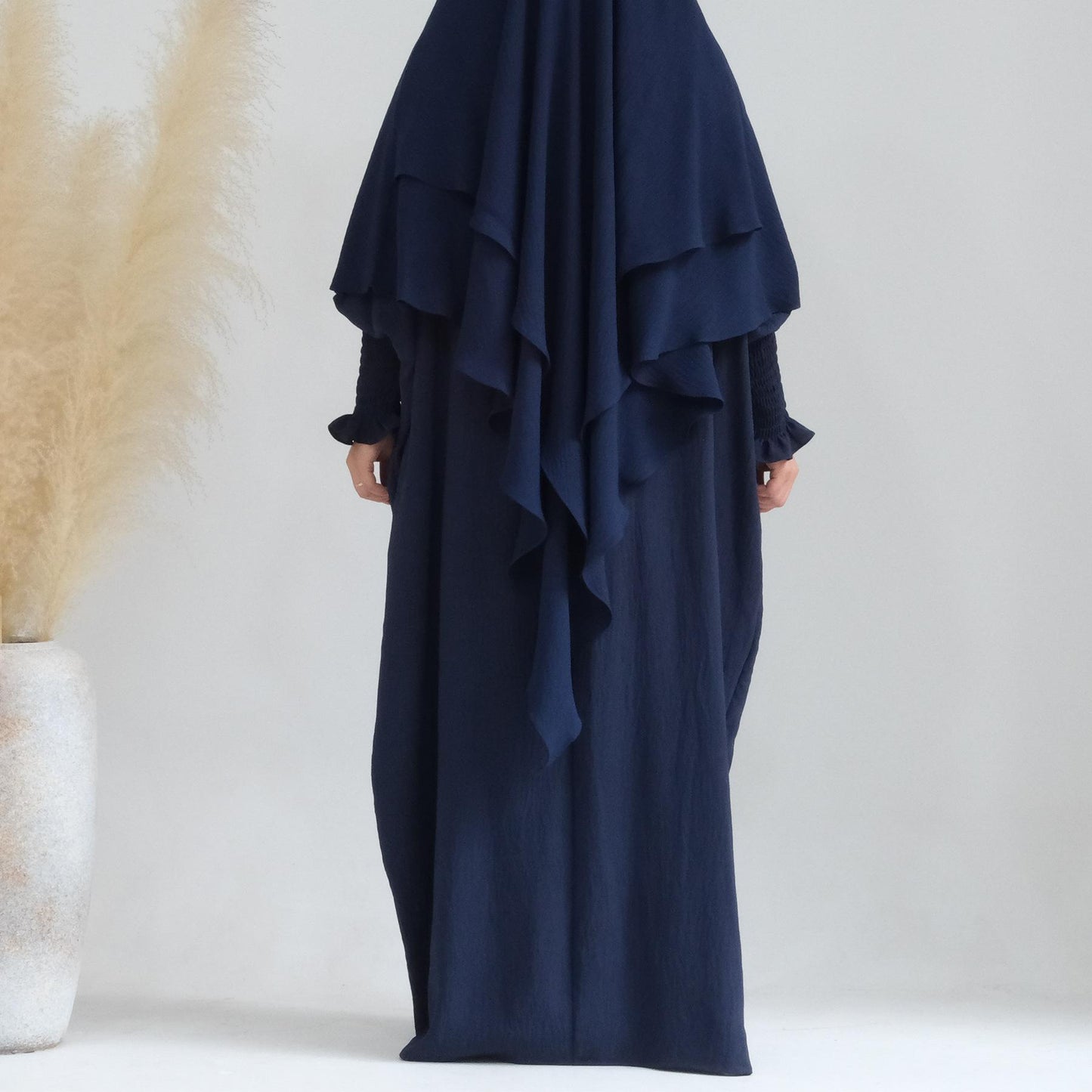 HASASERIES HS1004 Ensemble 2 pièces Abaya + Hijab