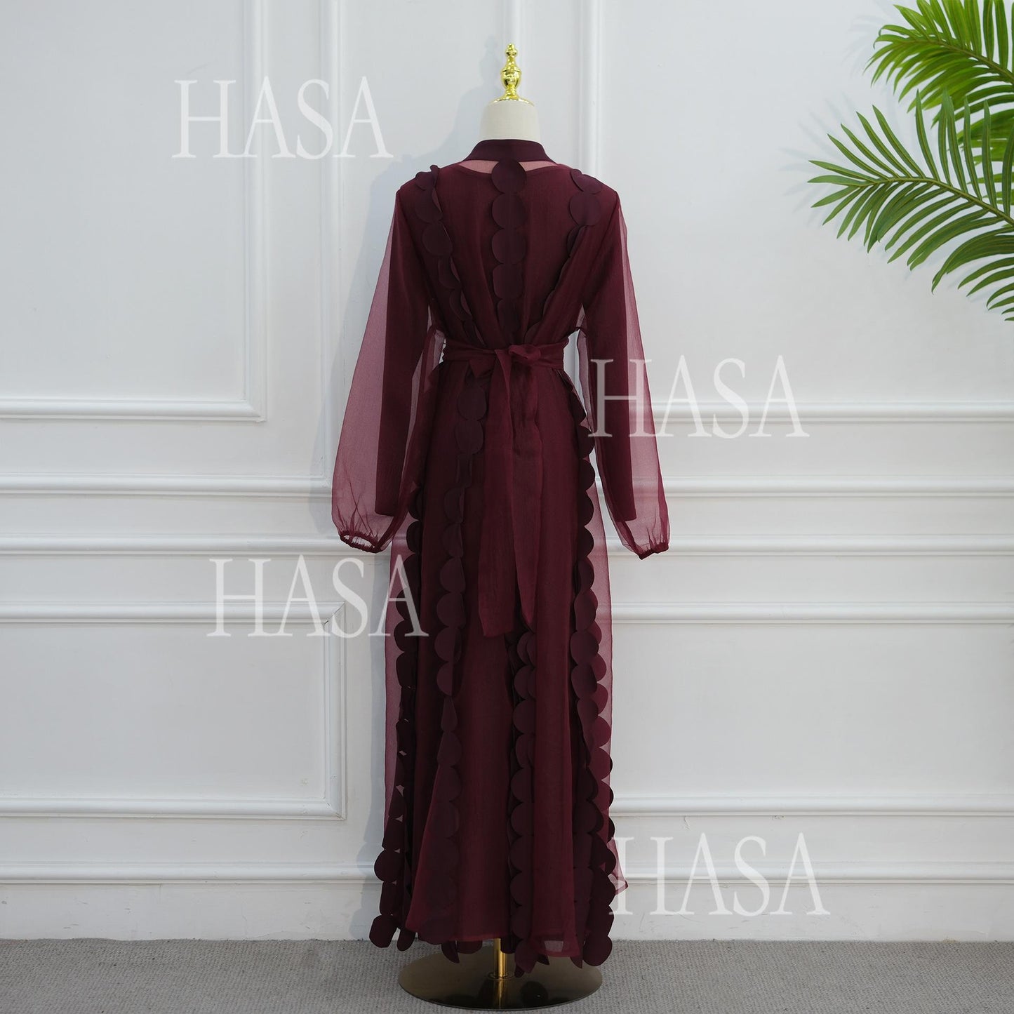 HASA HS6805 Premium Modest Abaya Set with Chic Details