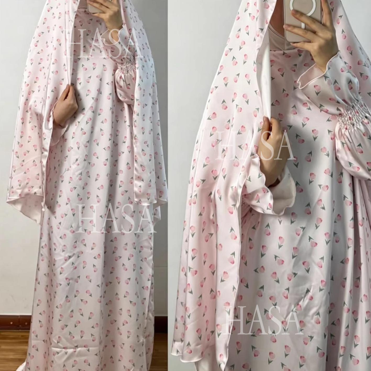 HASA HS6801 Luxury Modest Abaya with Soft Elegant Fit