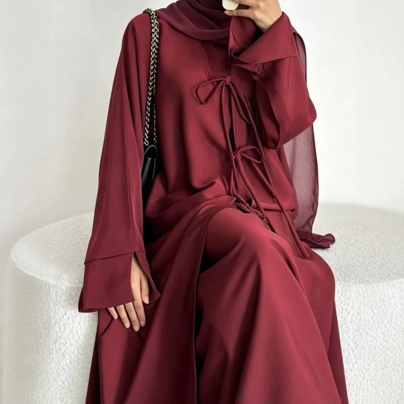HASA HS6812 Loriya Large Size Long Sleeve Party Solid Color Three-piece Set