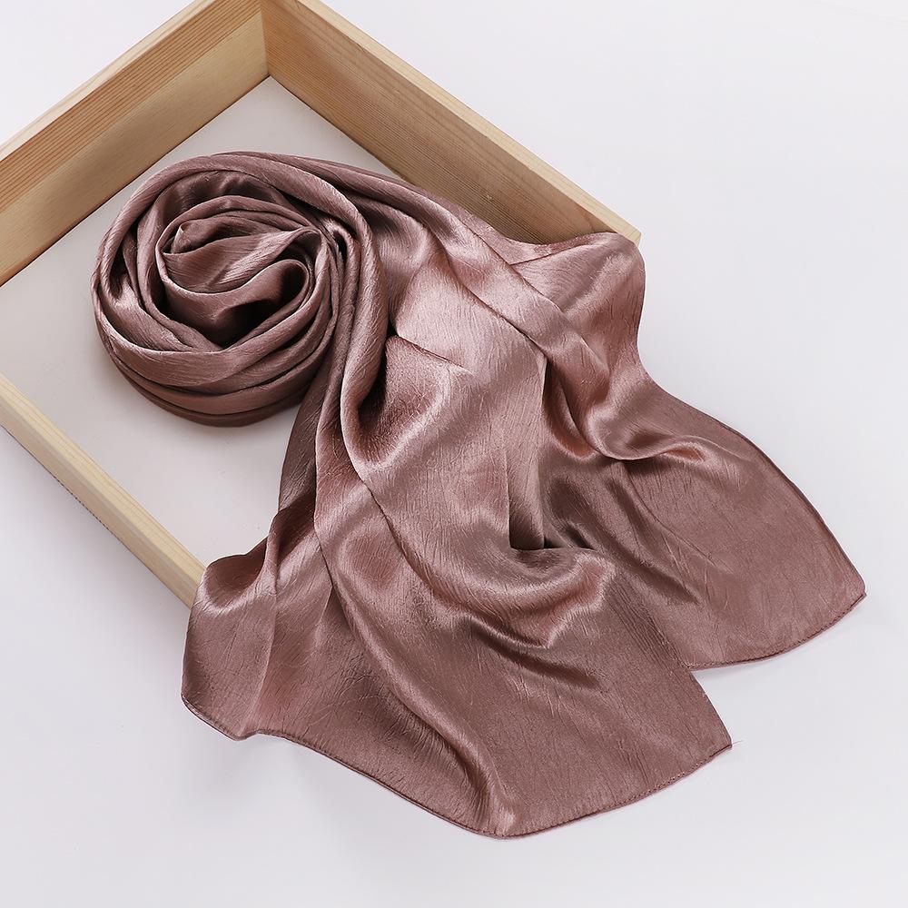 HASASERIES HS1136 Nouveau bandeau en satin de soie simulé