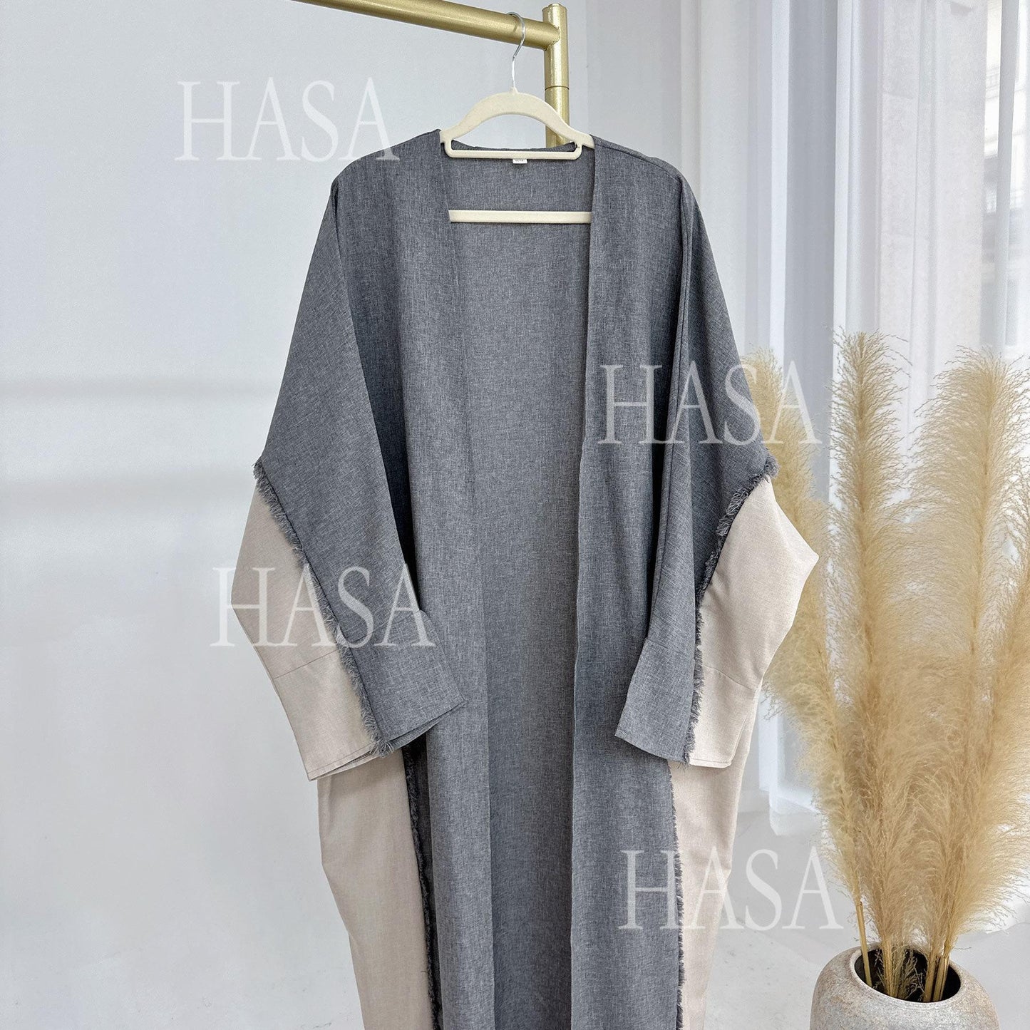 HS5606 Stylish Patchwork Robe - Cardigan and Dress (belt Pockets Only on Dress) party  wear red dress graduation  dress thick  thigh 2  part bow  outfits