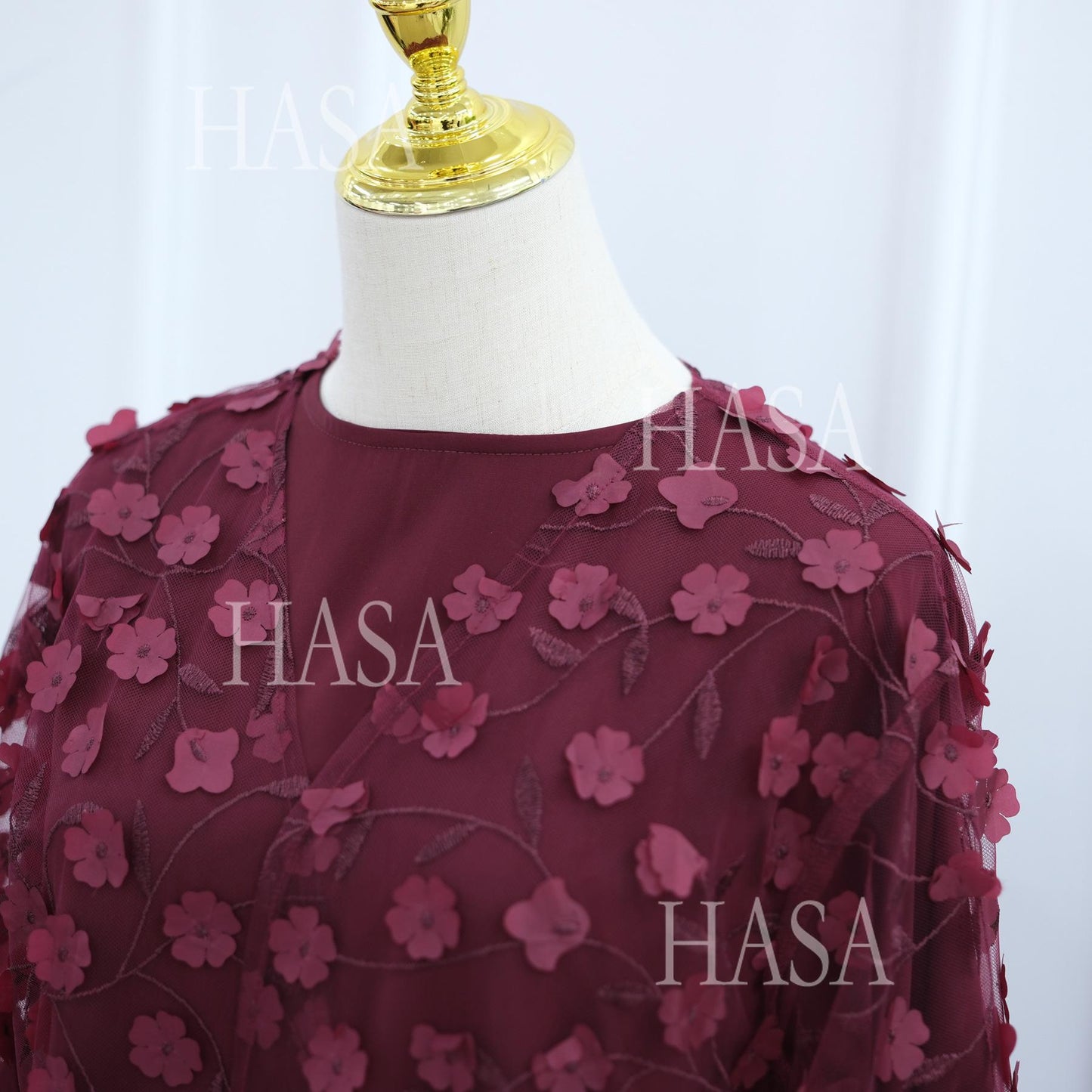 HASA HS6804 Premium Three Piece Abaya for Timeless Style