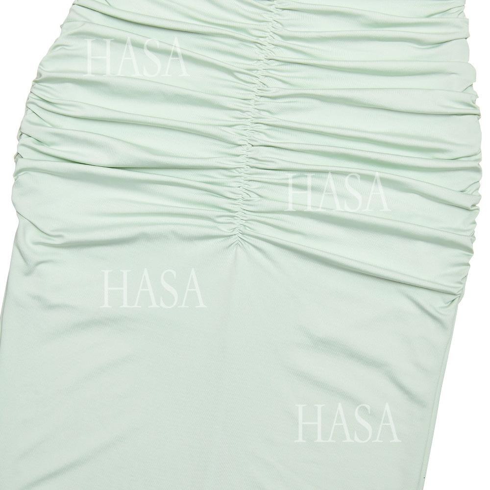 HASA HS6766 Chic Sleeveless Figure Hugging Dress