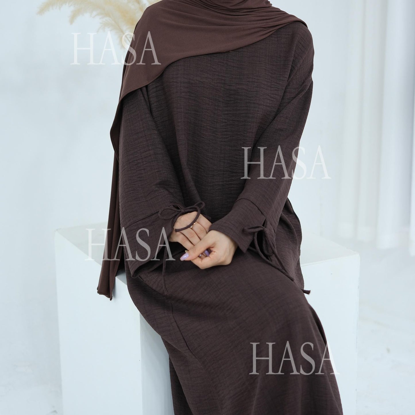 HS6554 Plain Modal Cotton Scarf with Lightweight Comfort