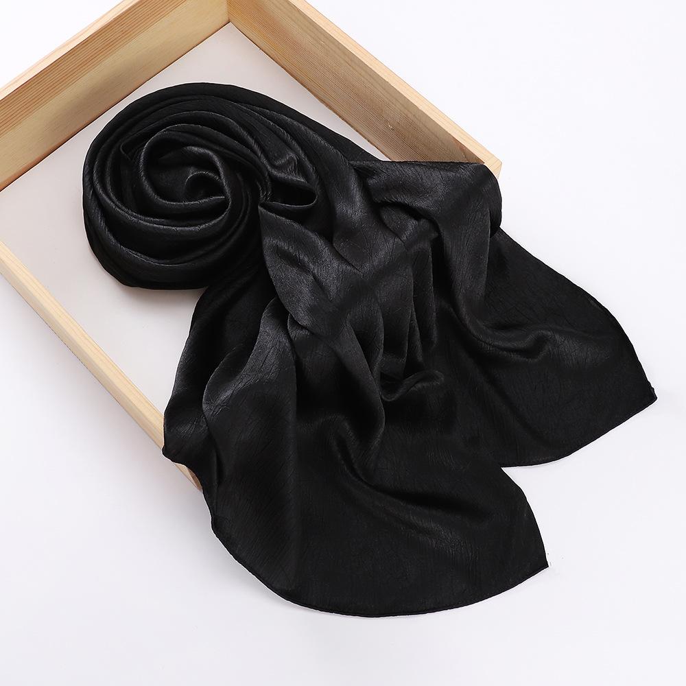HASASERIES HS1136 Nouveau bandeau en satin de soie simulé