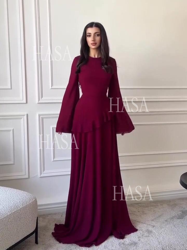 HS6736 Sophisticated Evening Maxi Dress for Elegant Styling