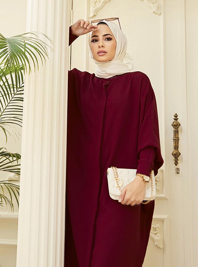 HASASERIES HS0519 Bat Sleeves Long Robe