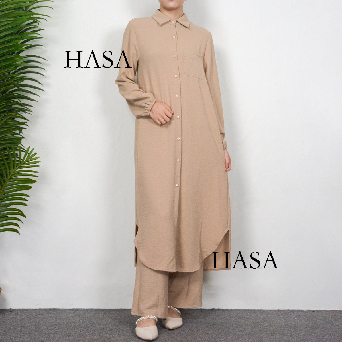 HS0628 HASA SERIES 2023 summer Muslim women's two-piece suit