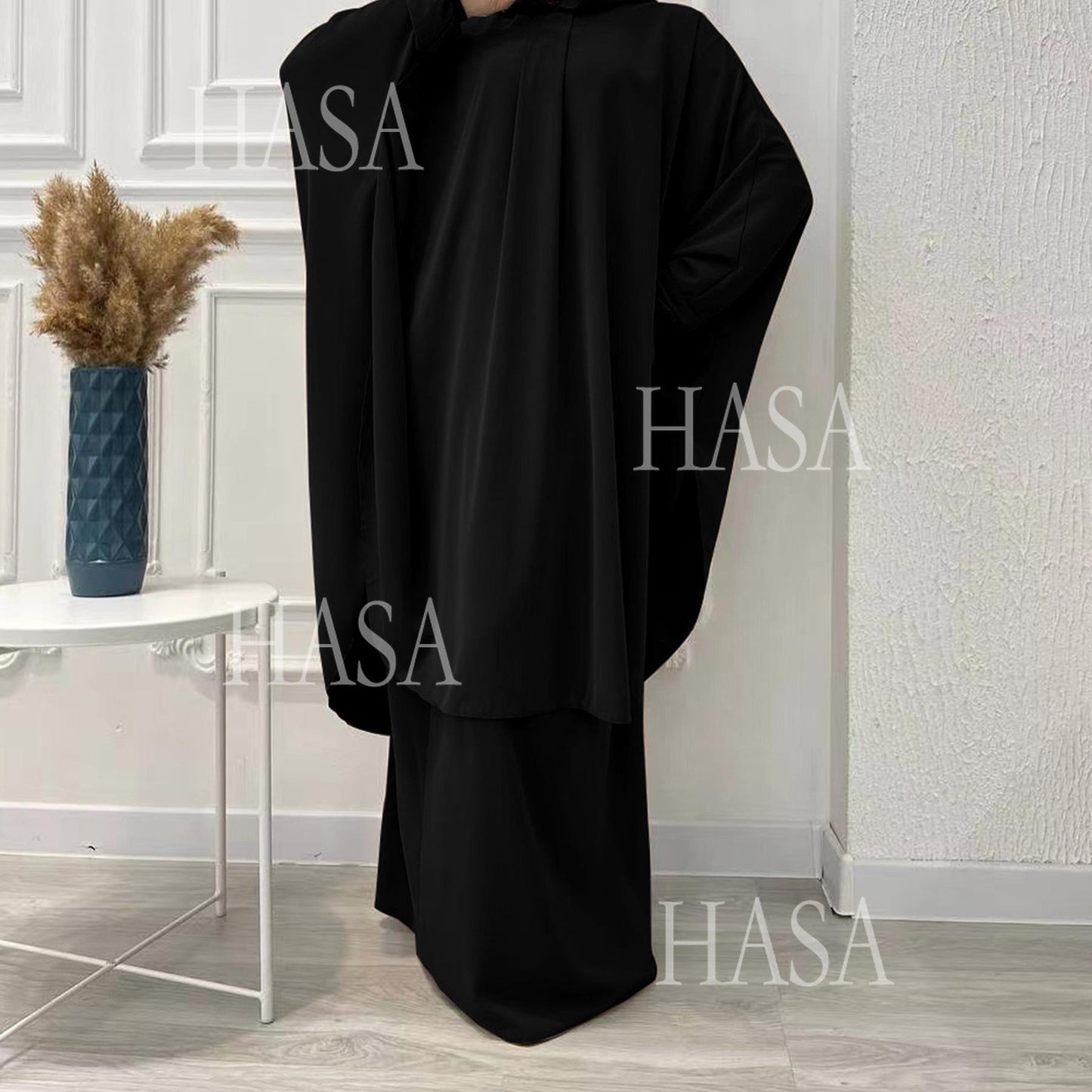 HS6583 Women's Loose Long Robe Suit