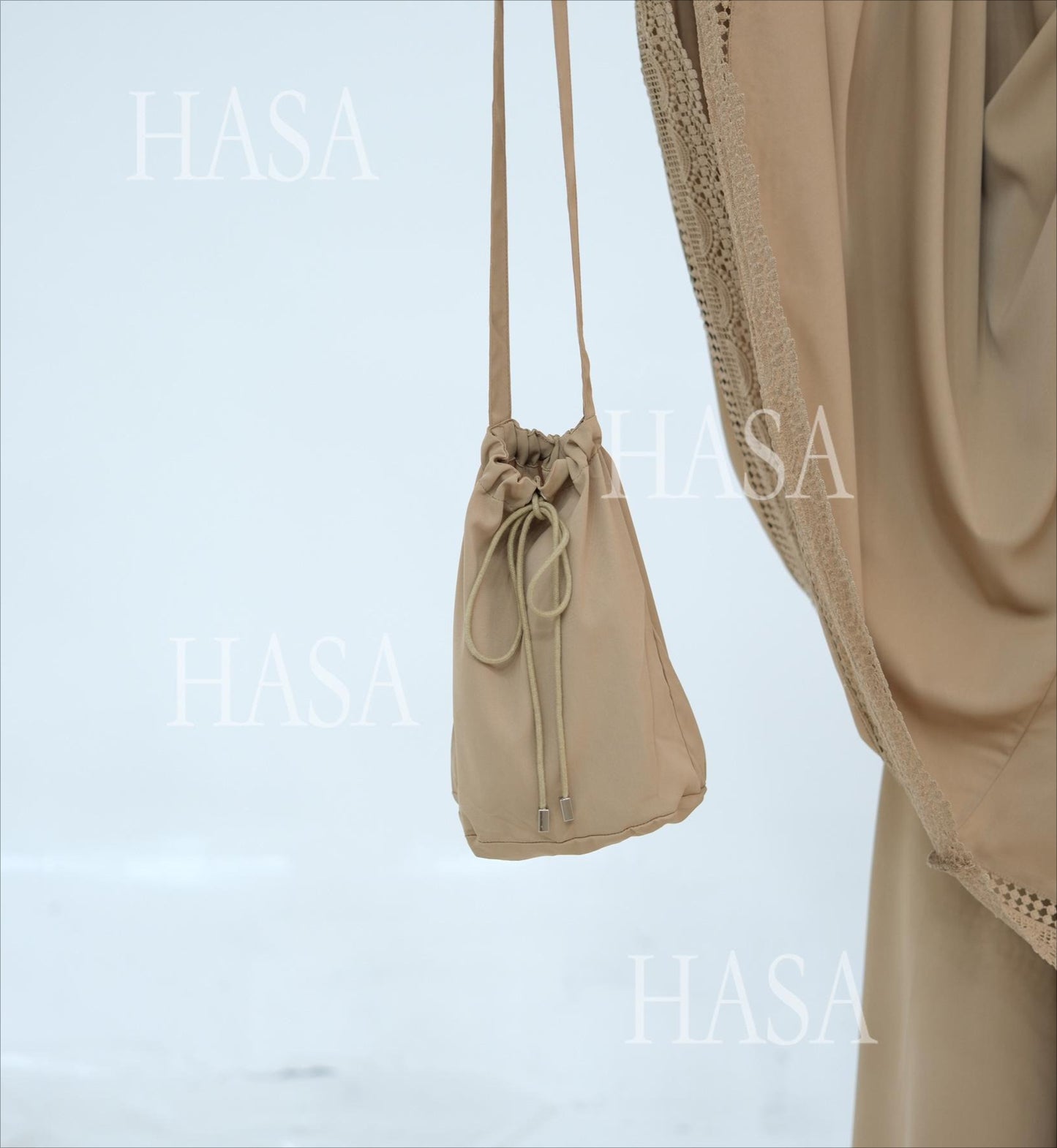 HS6615 Lace Prayer 4-Piece Set (Includes Prayer Mat and Storage Bag)