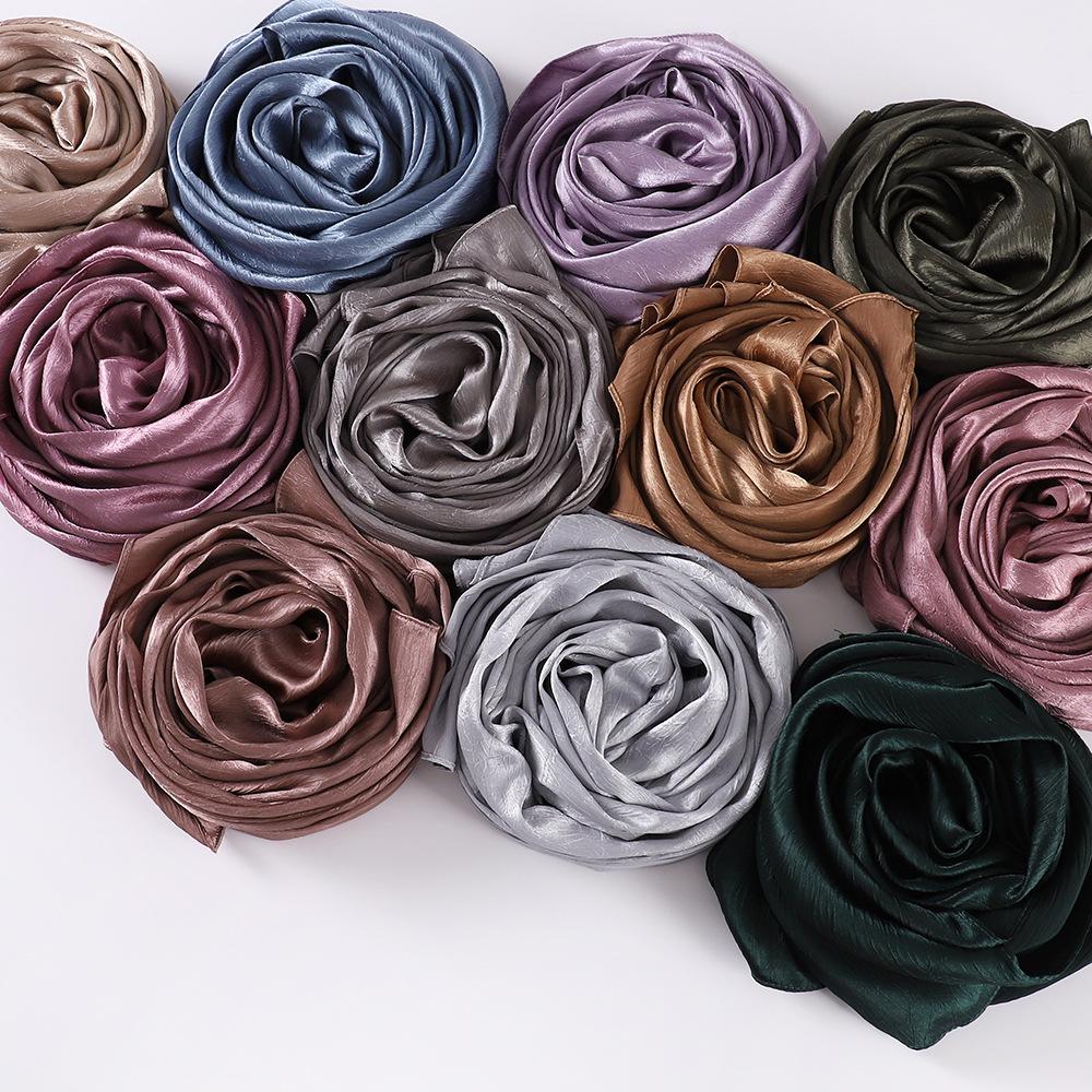 HASASERIES HS1136 Nouveau bandeau en satin de soie simulé