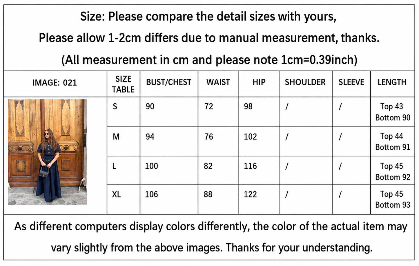 HASA HS6786 Luxury Look Dark Wash Denim Crop Top and Long Skirt Outfit