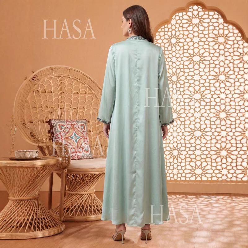 HASA HS6759 Premium Flowing Kaftan Style Dress