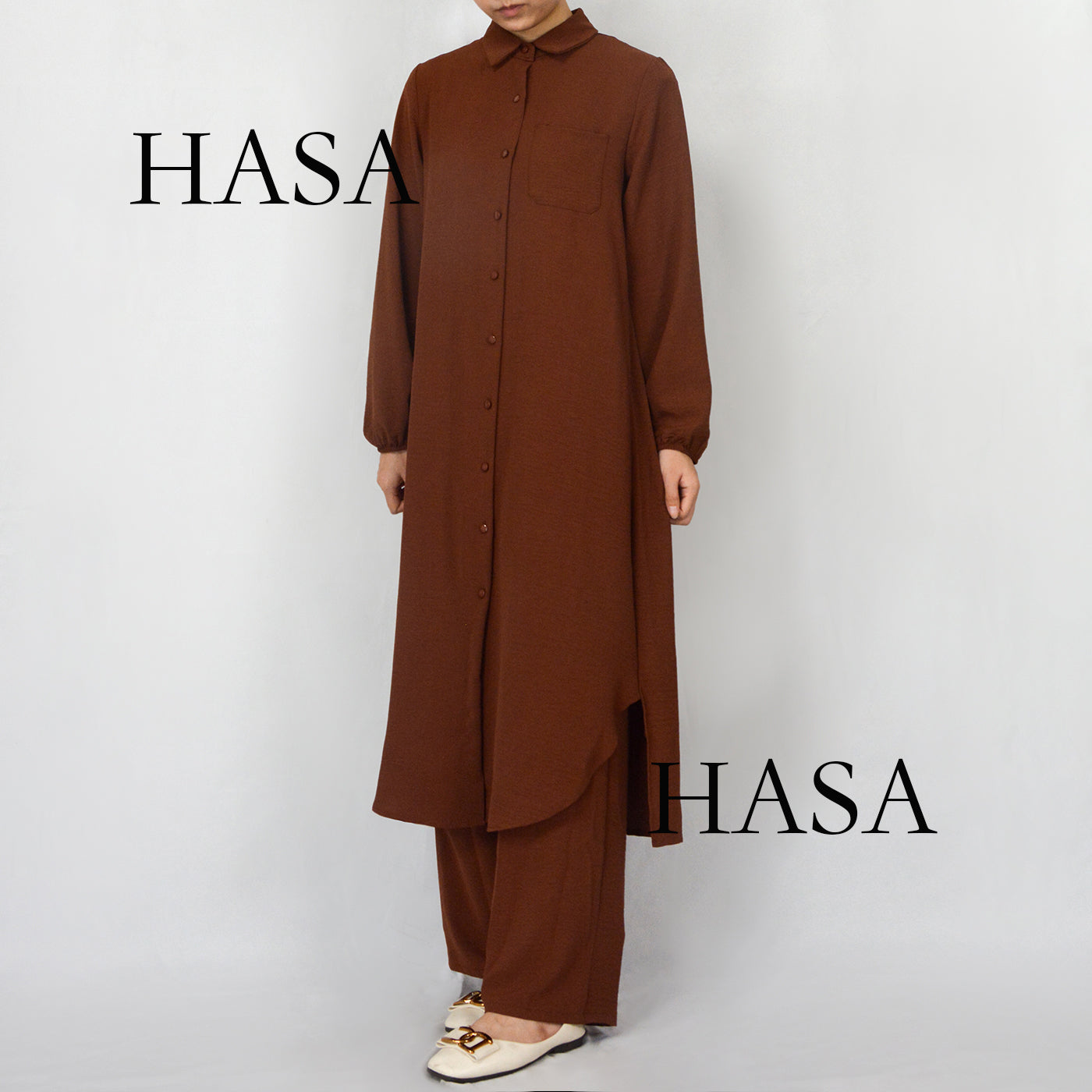 HS0628 HASA SERIES 2023 summer Muslim women's two-piece suit