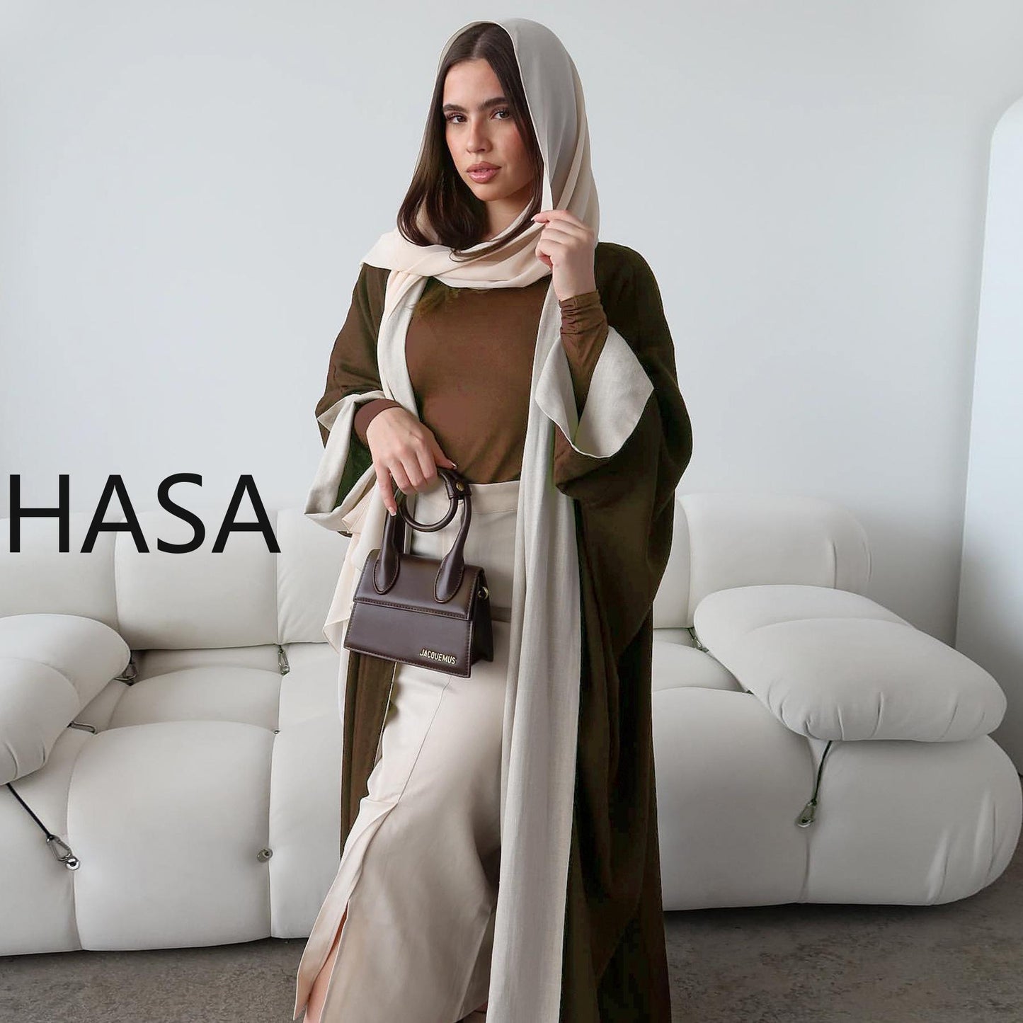 HASA HS4827 Reversible and versatile elegant robe