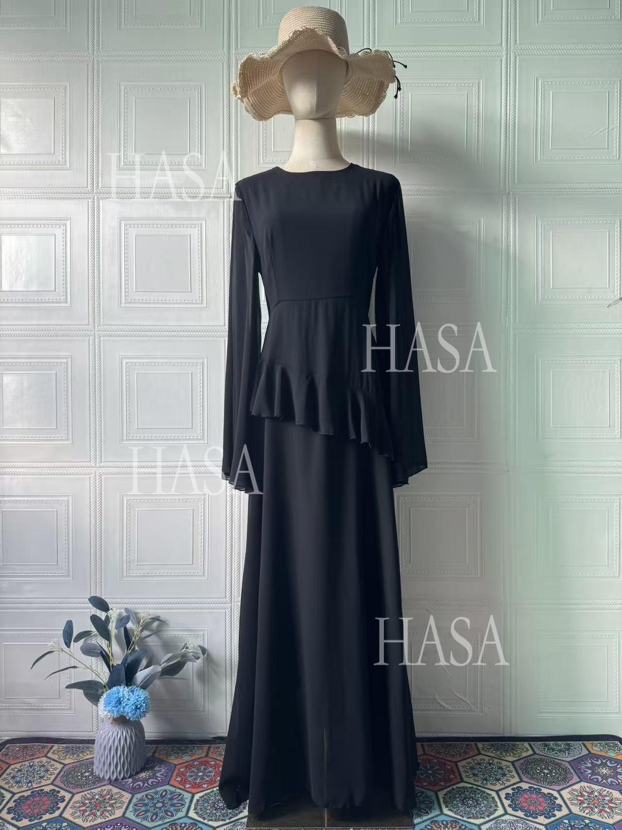 HS6736 Sophisticated Evening Maxi Dress for Elegant Styling