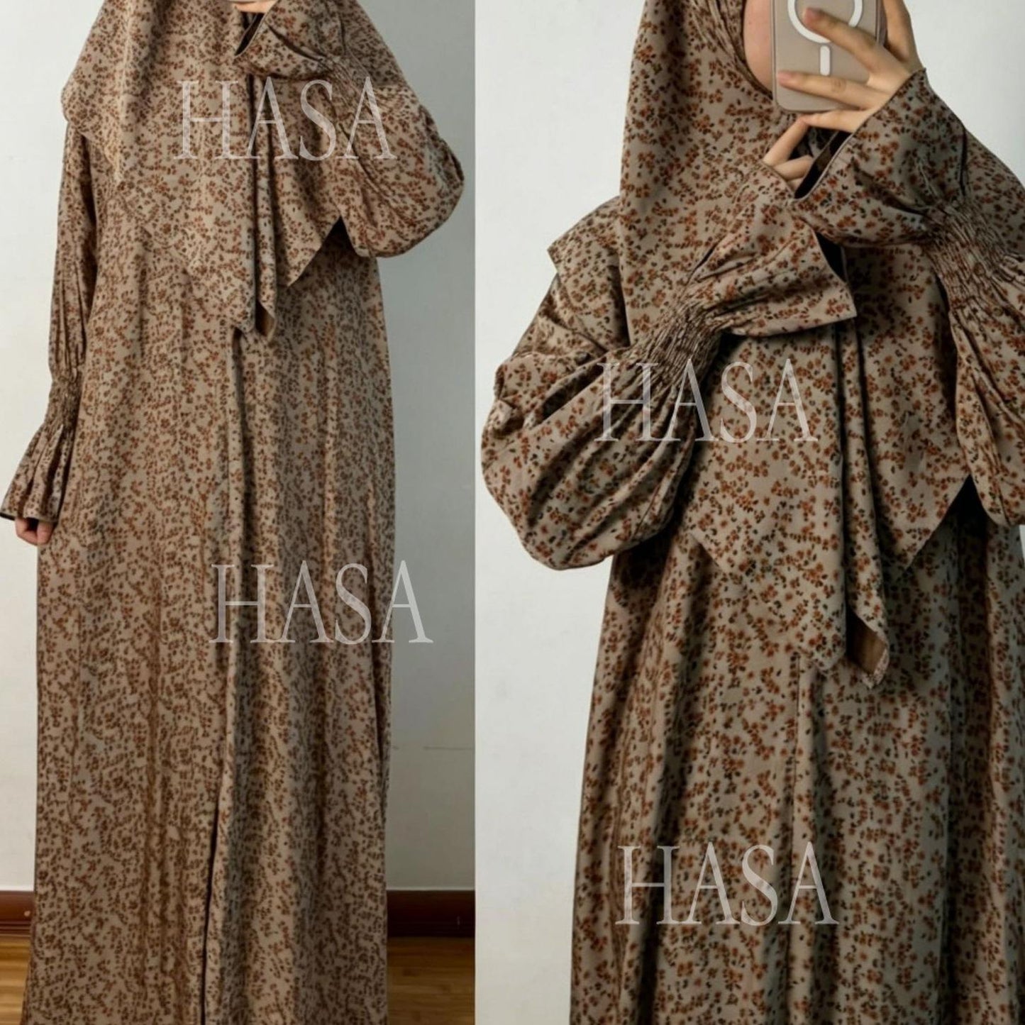 HASA HS6801 Luxury Modest Abaya with Soft Elegant Fit