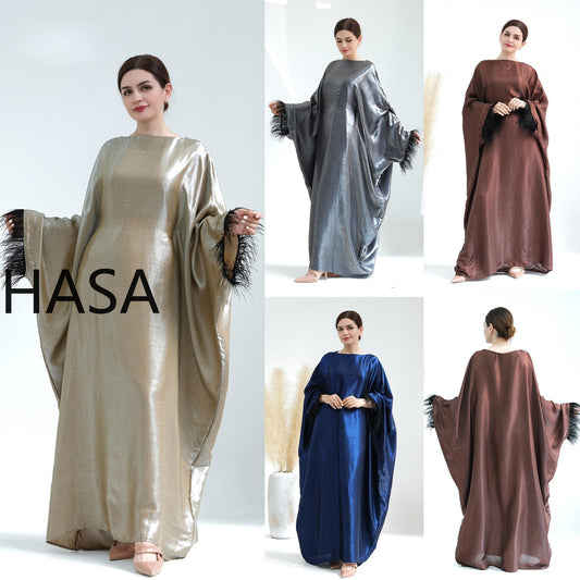 Série Kaftan fluide HASA HS0706 Metallic Elegance