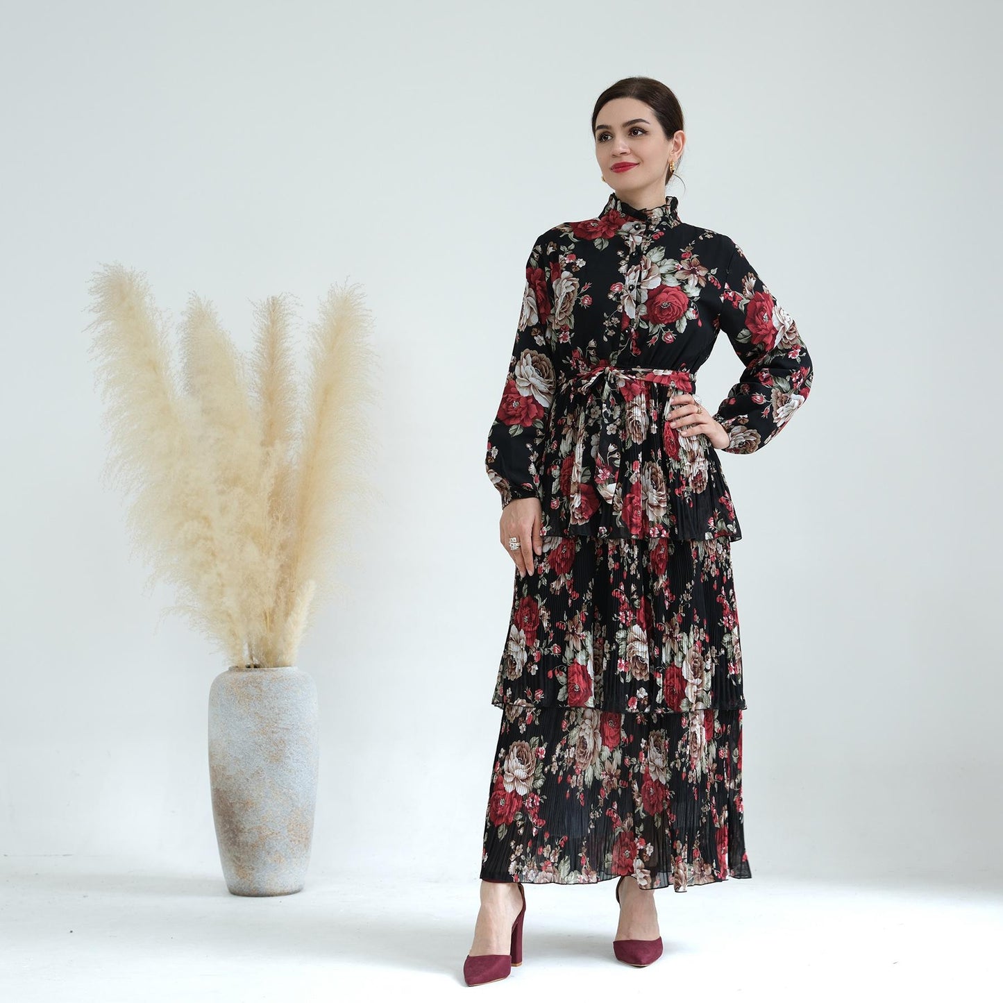 Robe imprimée Pure Beauty HS1008 de HASASERIES
