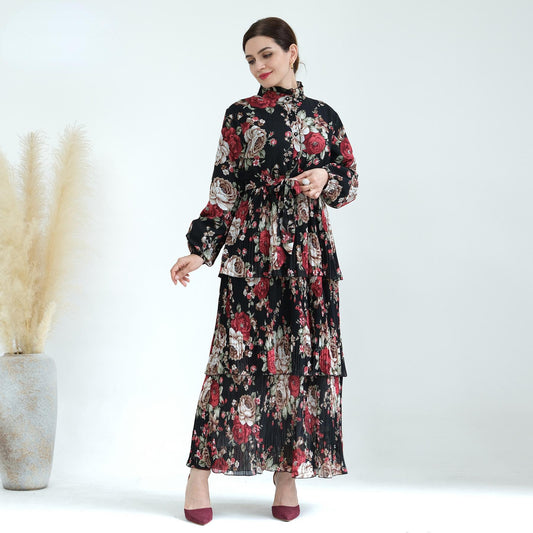 Robe imprimée Pure Beauty HS1008 de HASASERIES
