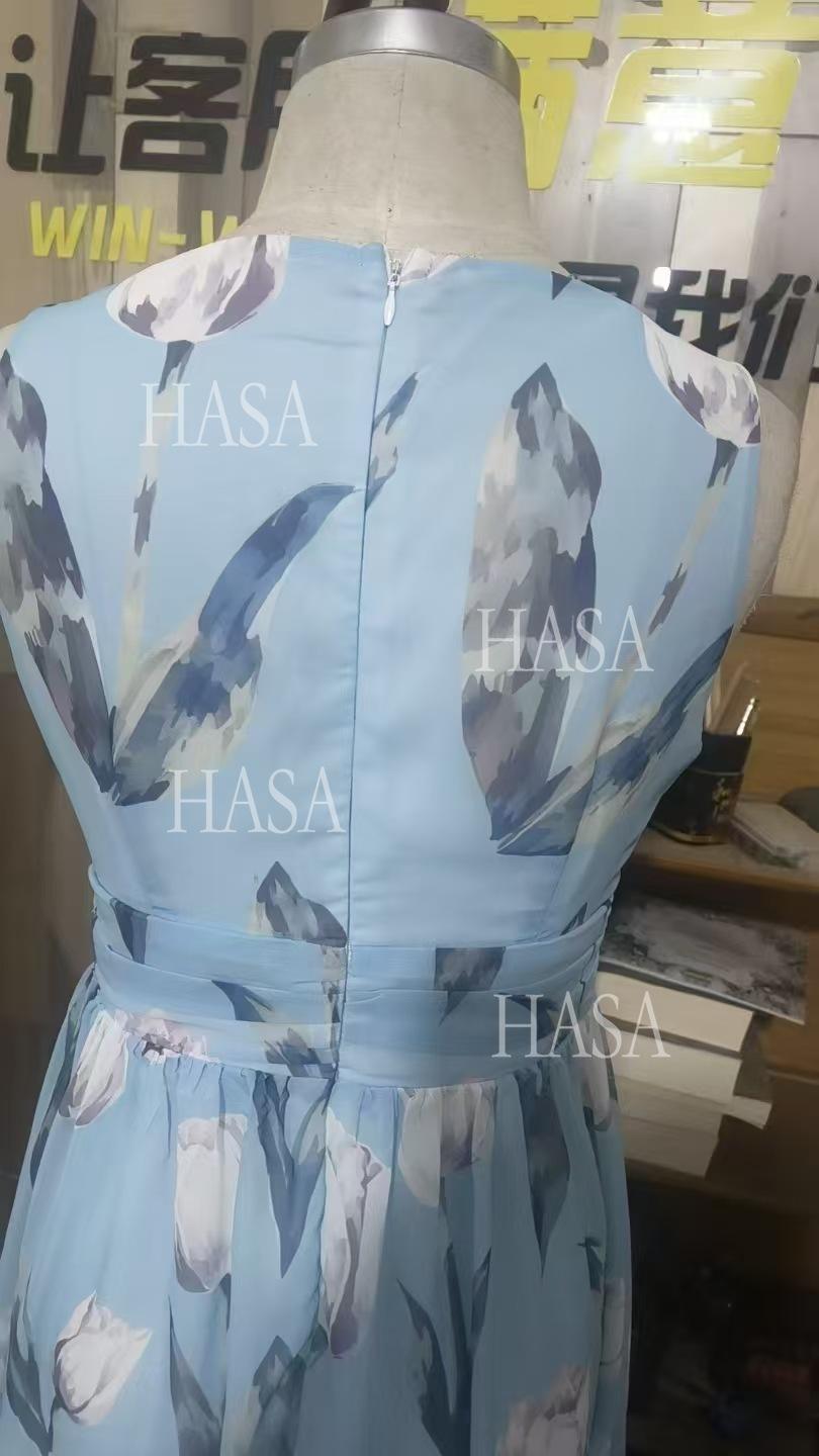 HASA HS6799 Romantic Floral Maxi Dress That Turns Heads