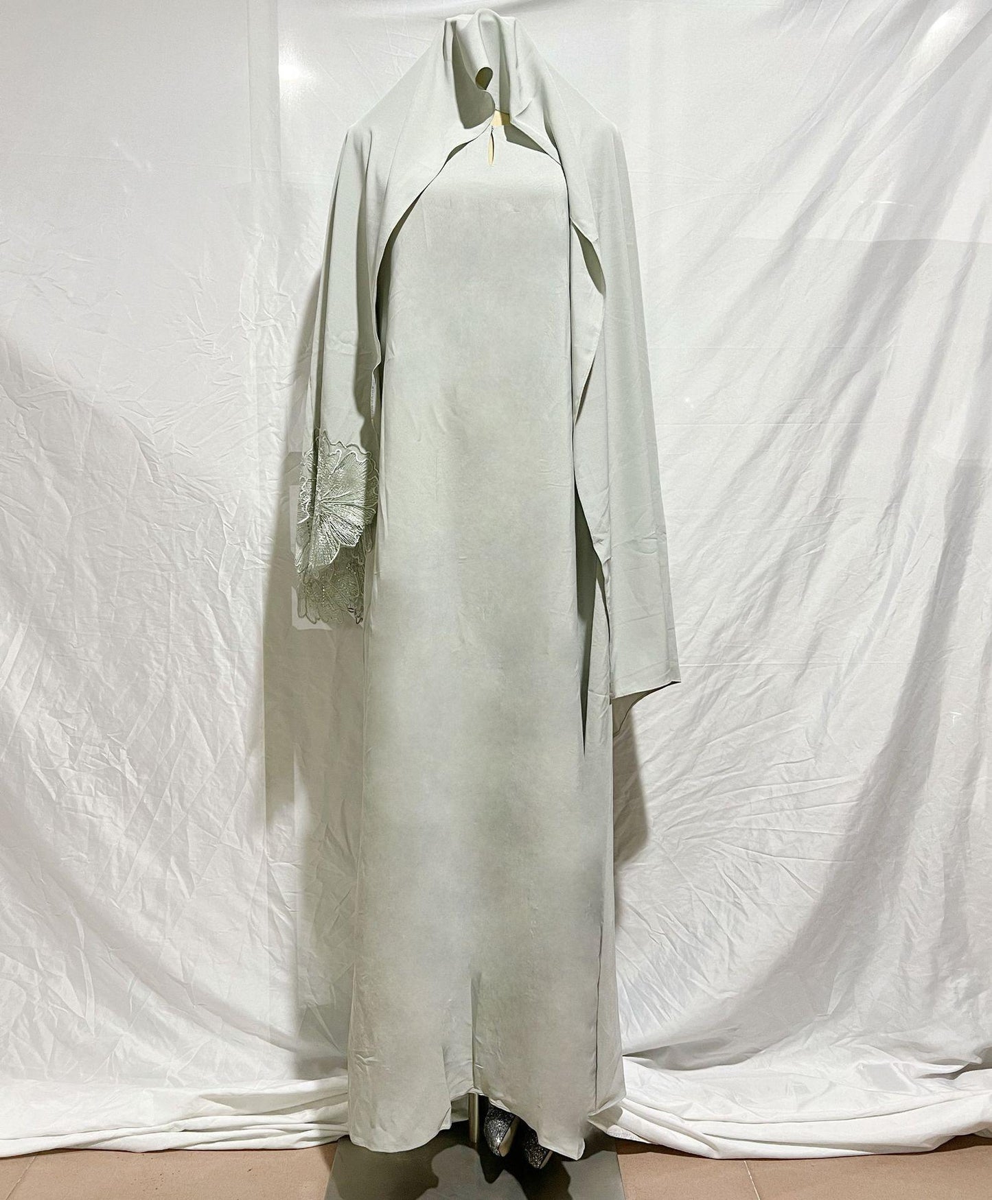 HASASERIES HS1029 2pcs Set Abaya+Hijab