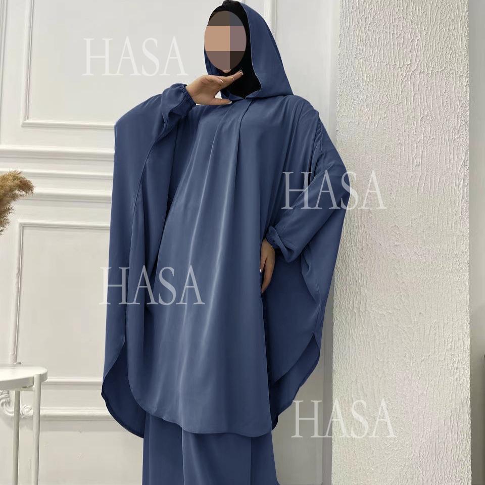 HS6583 Women's Loose Long Robe Suit