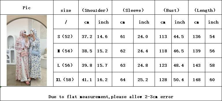 HS6515 Summer Printed Chiffon Jacket and Headscarf Two-Piece Set