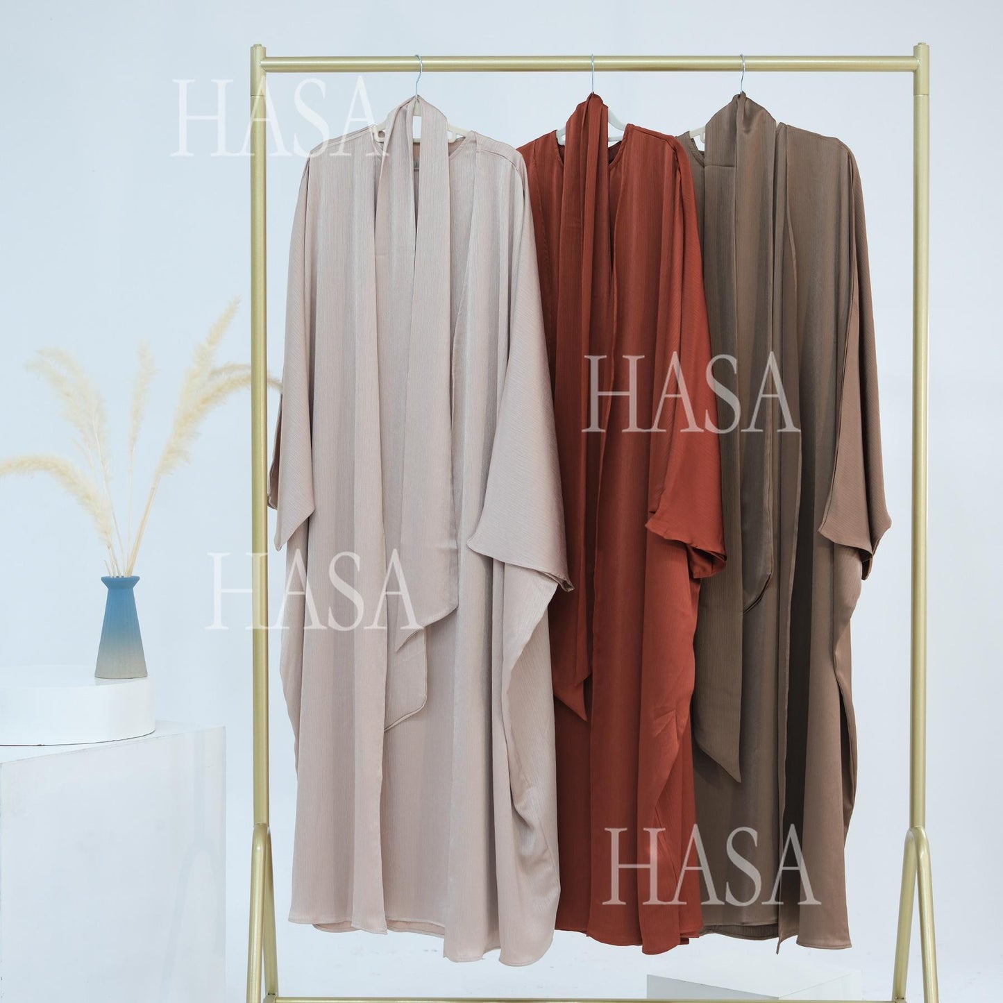 HS6575 Elegant Two-piece Cardigan Robe Set