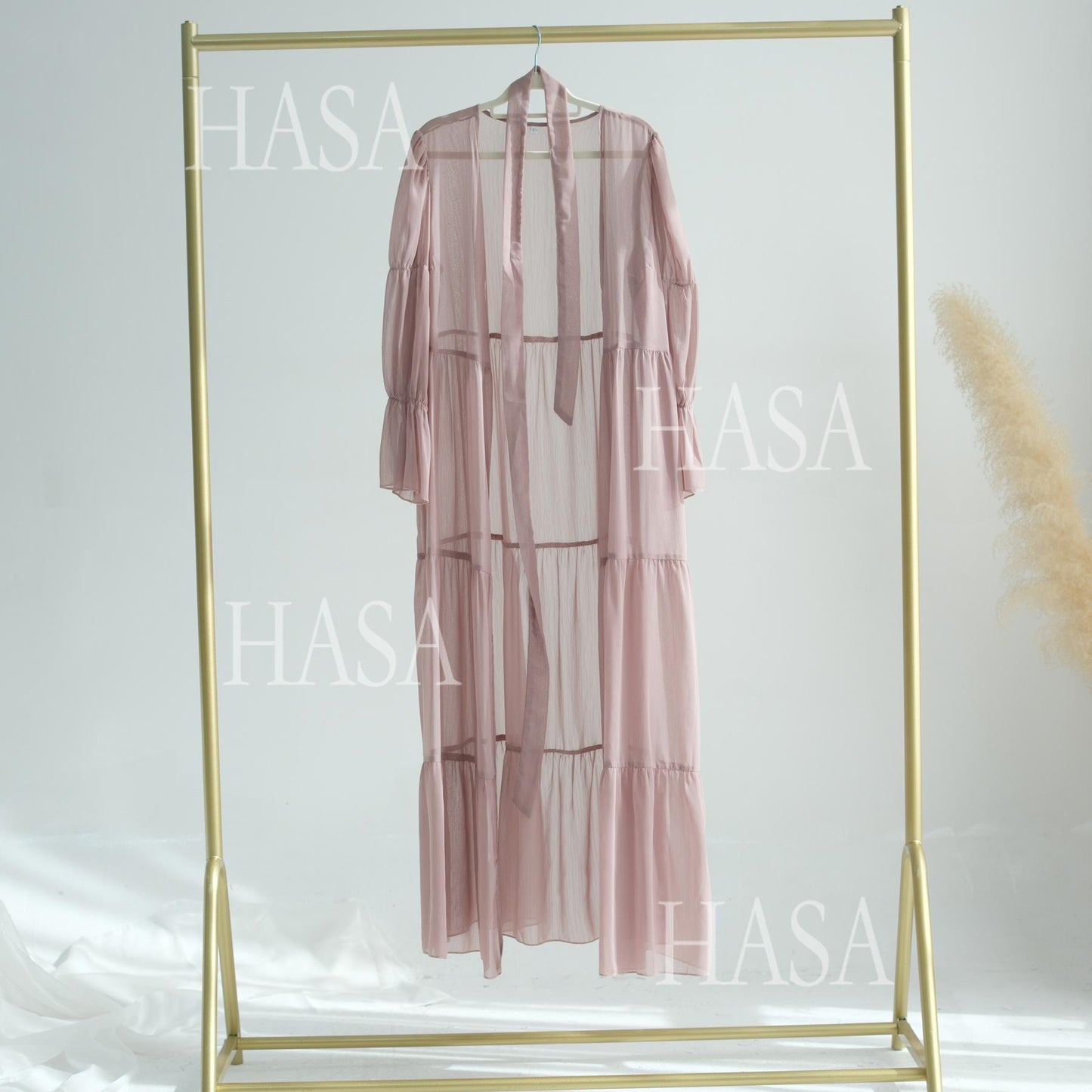 HS5881 Simple Two-piece Suit, A Dress Combination That Combines Comfort and Elegance closed abayas