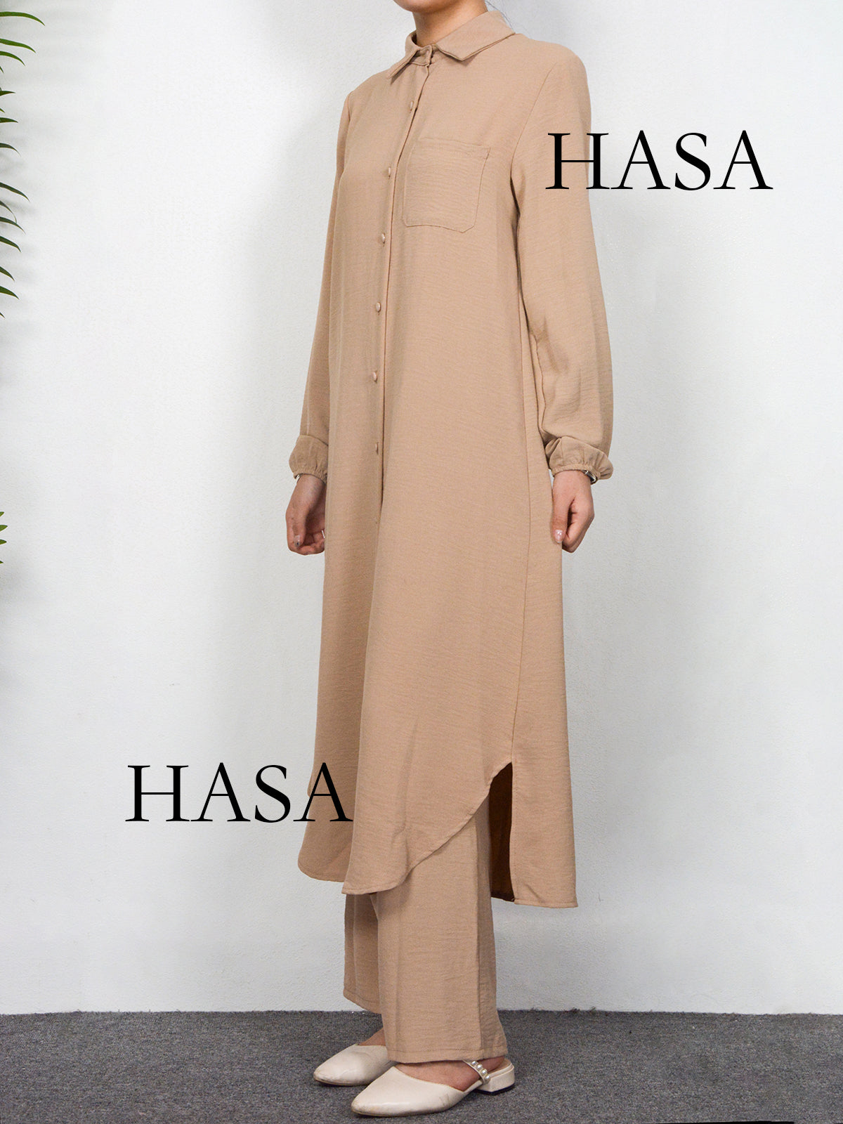 HS0628 HASA SERIES 2023 summer Muslim women's two-piece suit