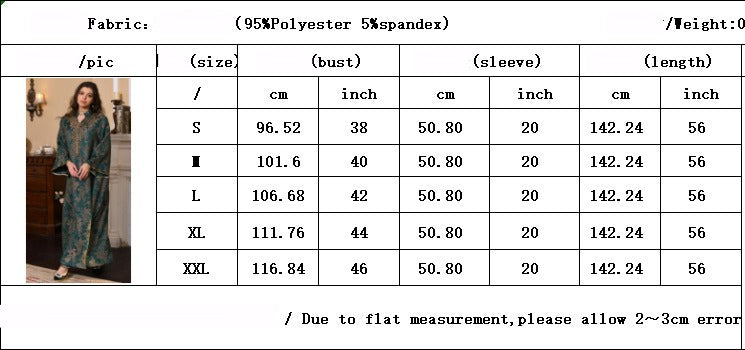 HS6660 Jacquard fabric embroidered beaded robe dress with rich design features