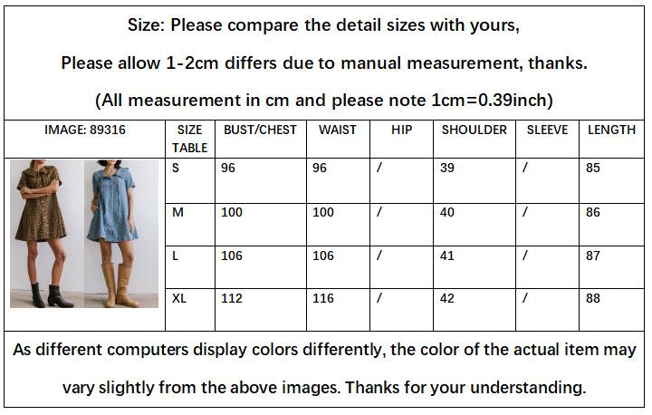 HASA HS6789 Bold Vintage Inspired Leopard Mini Dress with Statement Collar