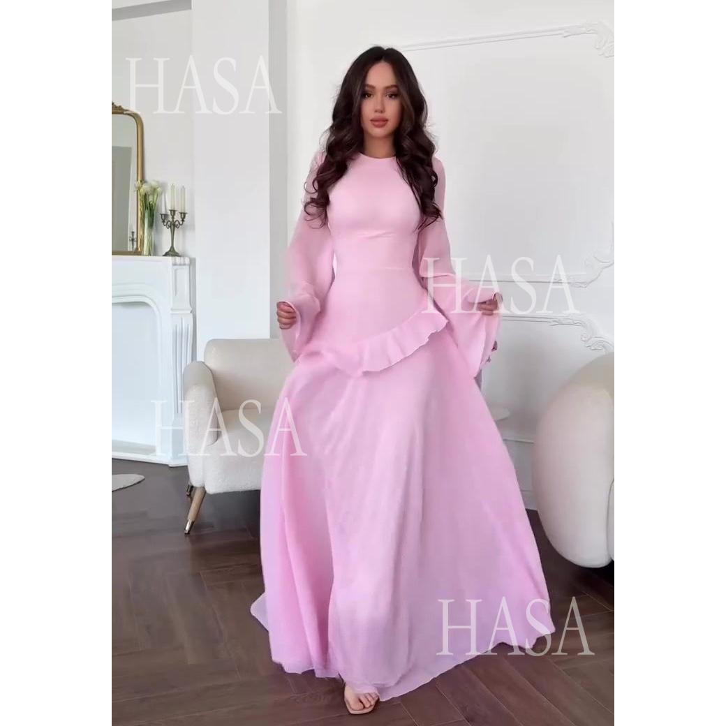 HS6736 Sophisticated Evening Maxi Dress for Elegant Styling