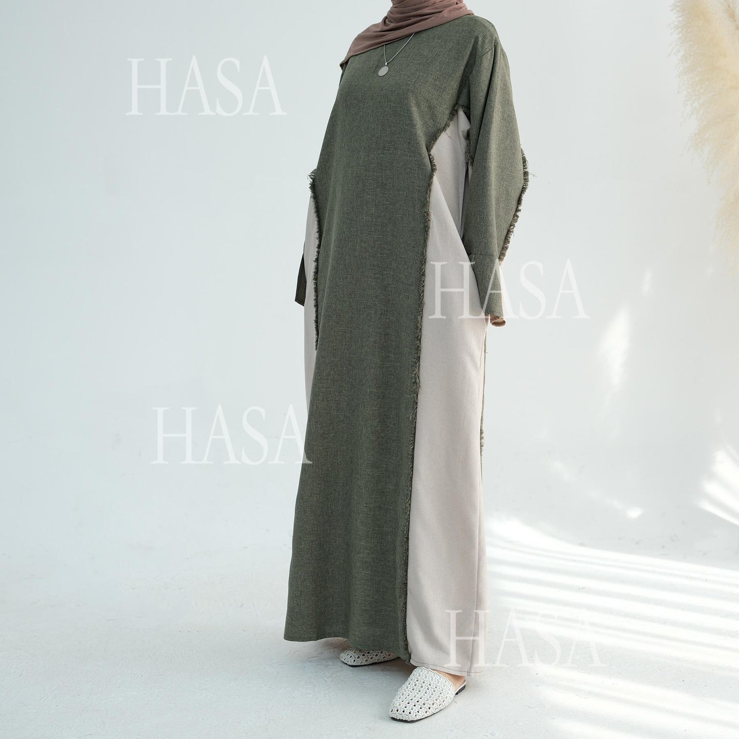 HS5606 Stylish Patchwork Robe - Cardigan and Dress (belt Pockets Only on Dress) party  wear red dress graduation  dress thick  thigh 2  part bow  outfits