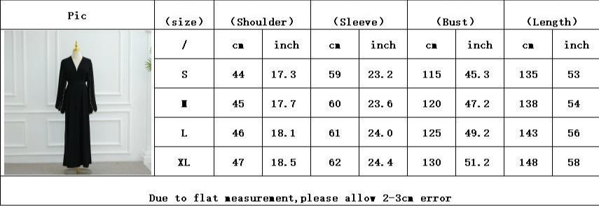 HS6626 Hand-beaded long cardigan