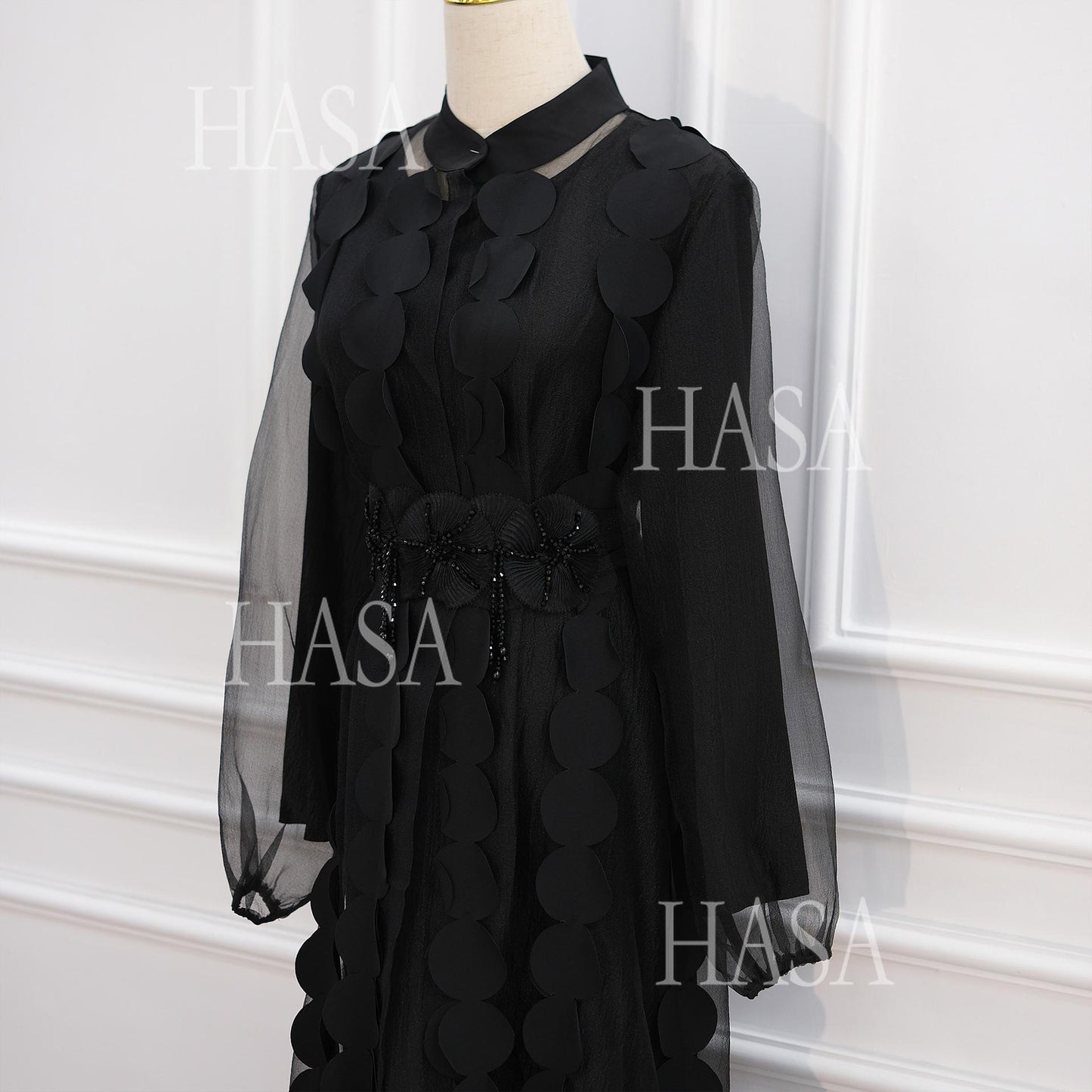 HASA HS6805 Premium Modest Abaya Set with Chic Details