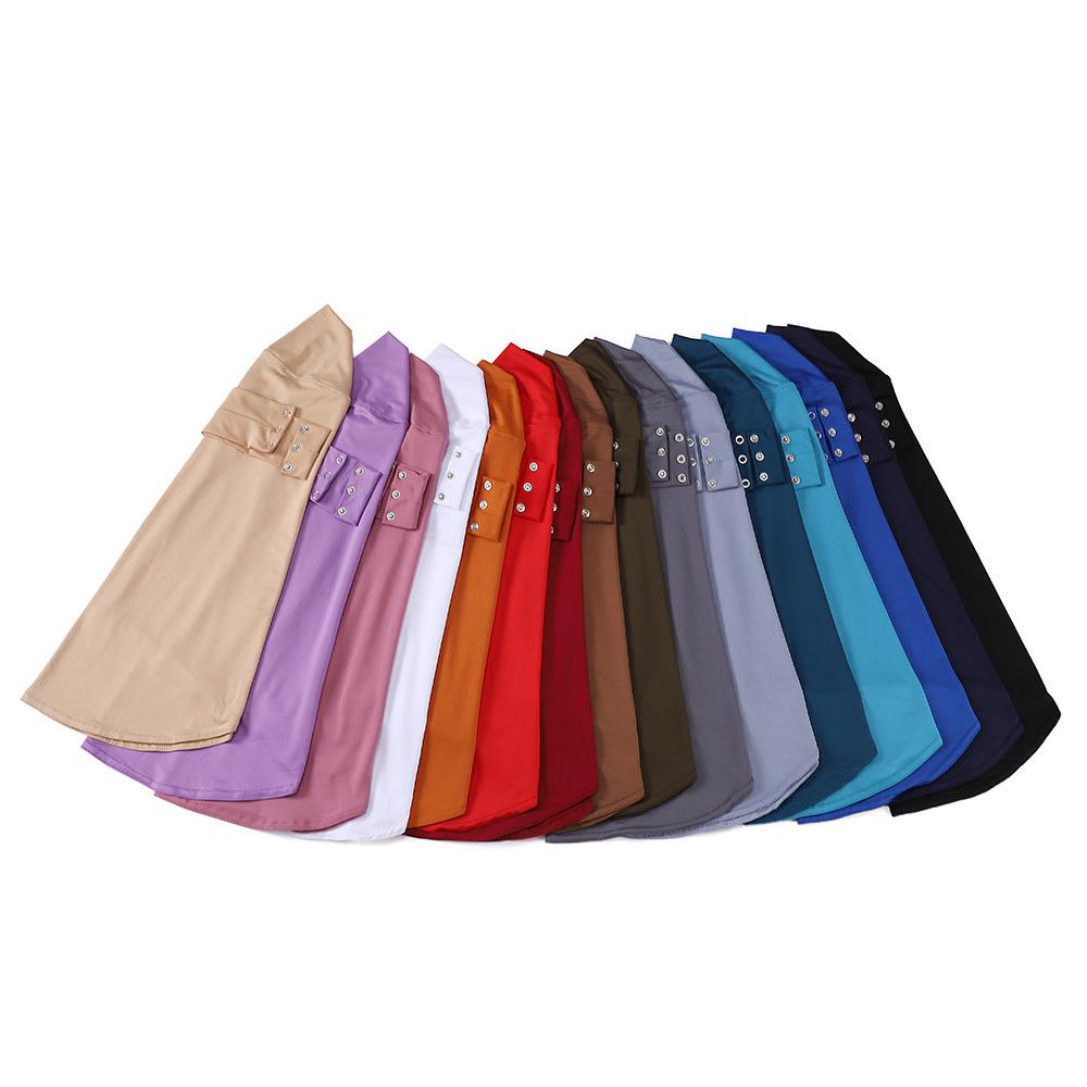 HASASERIES HS1129 Bandeau de chapeau à sous-couche de couleur unie