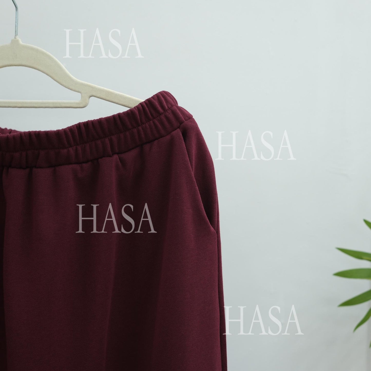 HASA HS6783 Cool Streetwear Maxi Skirt and Loose Top Set