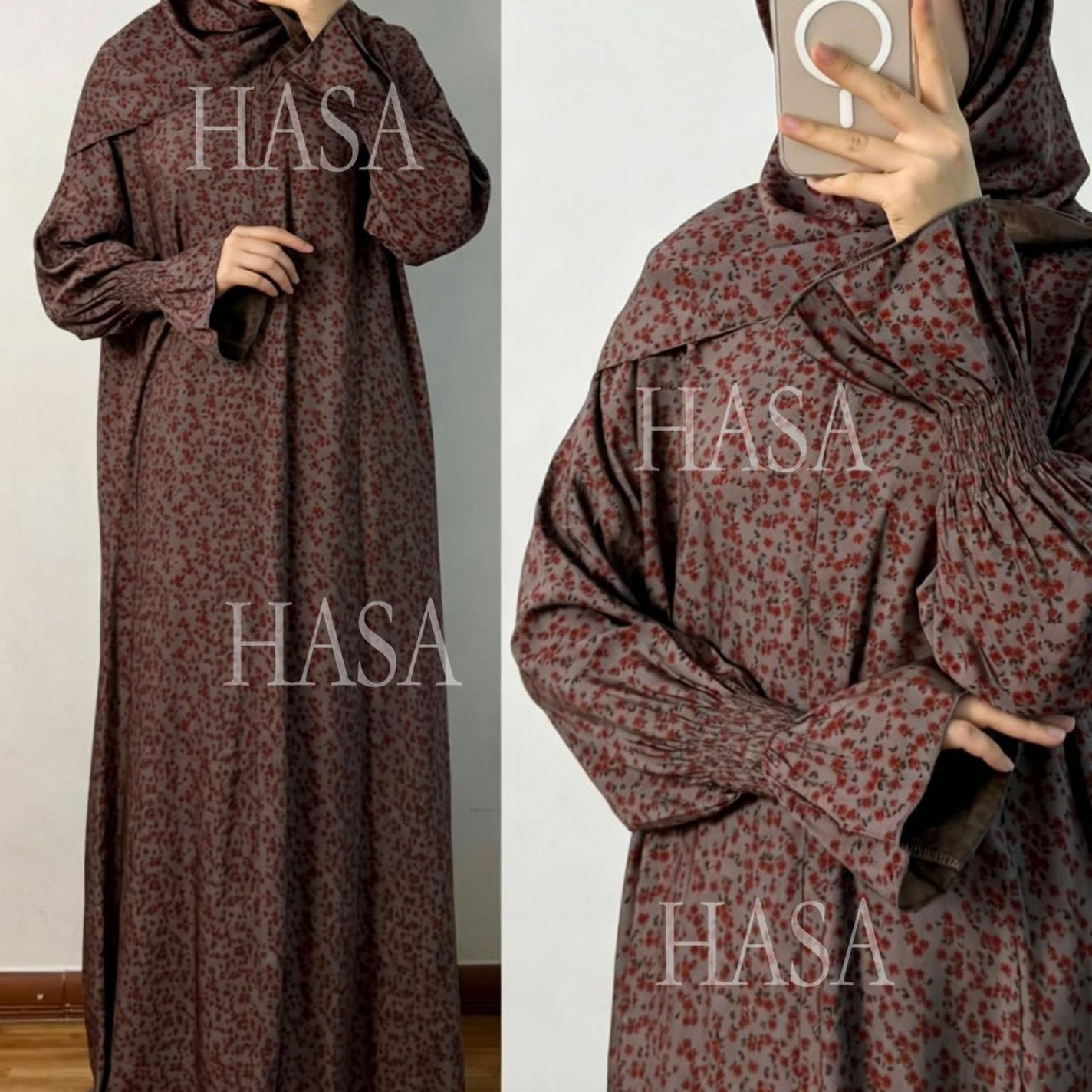 HASA HS6801 Luxury Modest Abaya with Soft Elegant Fit