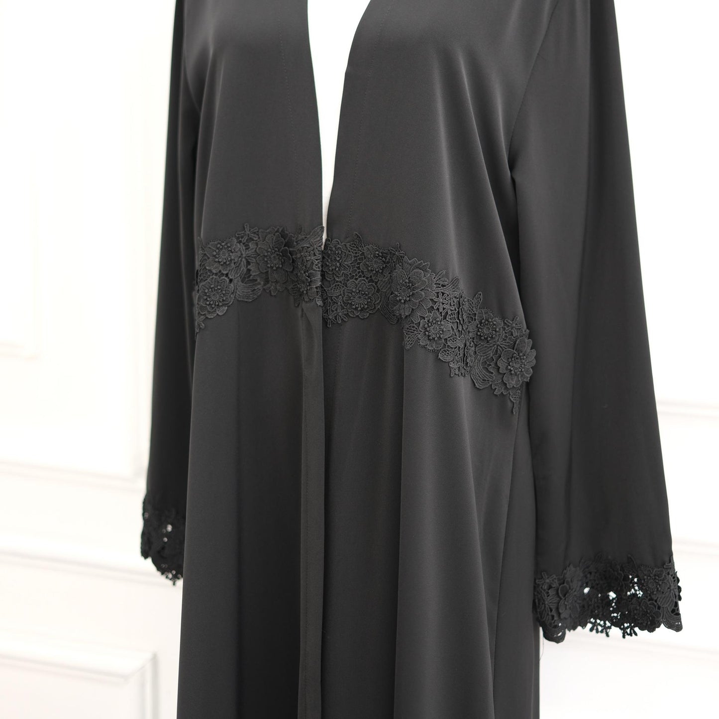 HASA HS6813 Loriya Exquisite Waist Pendulum Lace Long-sleeved Cardigan, Commuting Versatile Cross-border Long-sleeved Outer