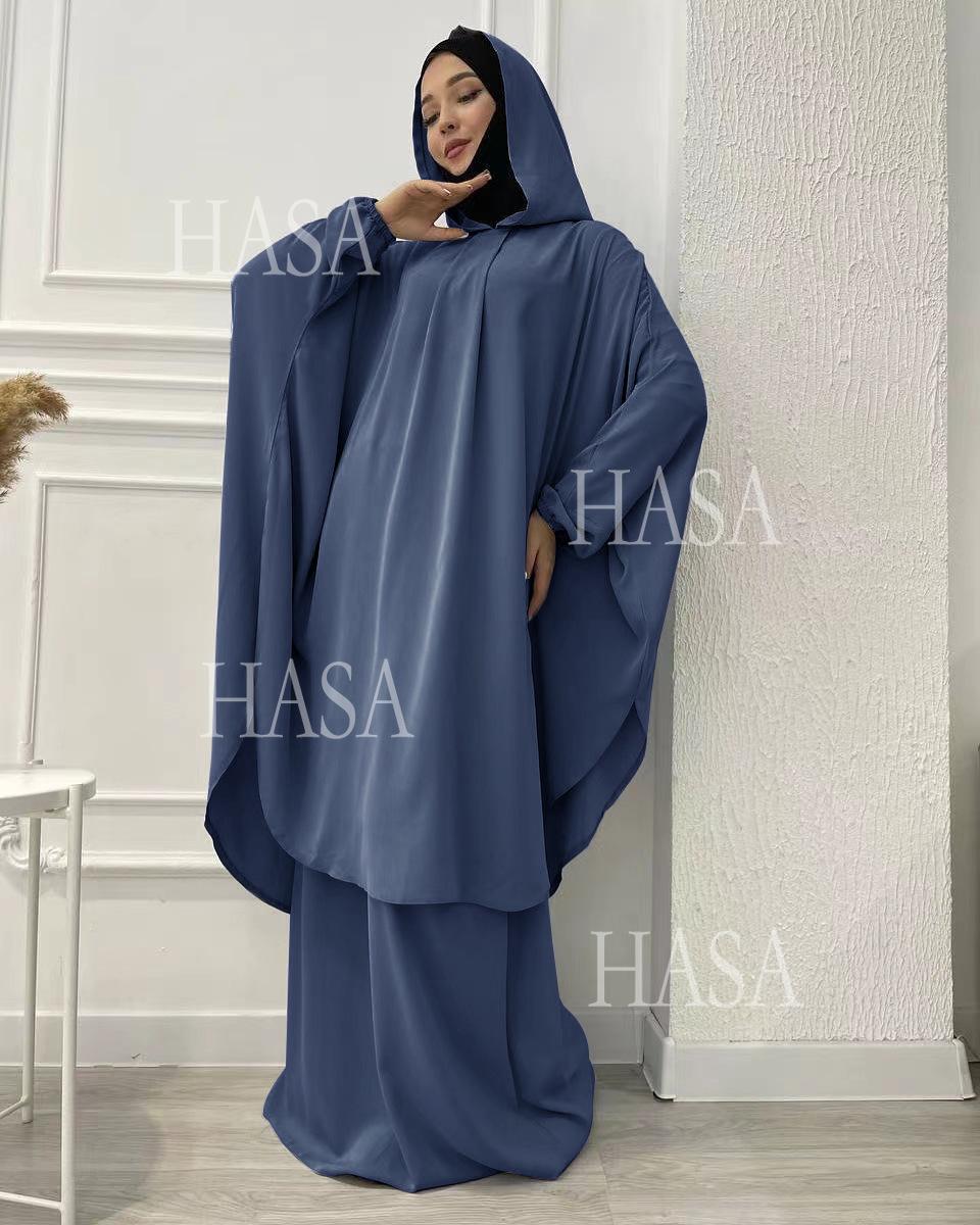 HS6583 Women's Loose Long Robe Suit