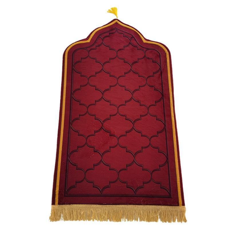 Tapis de prière en flanelle imprimée HASASERIES HS1155