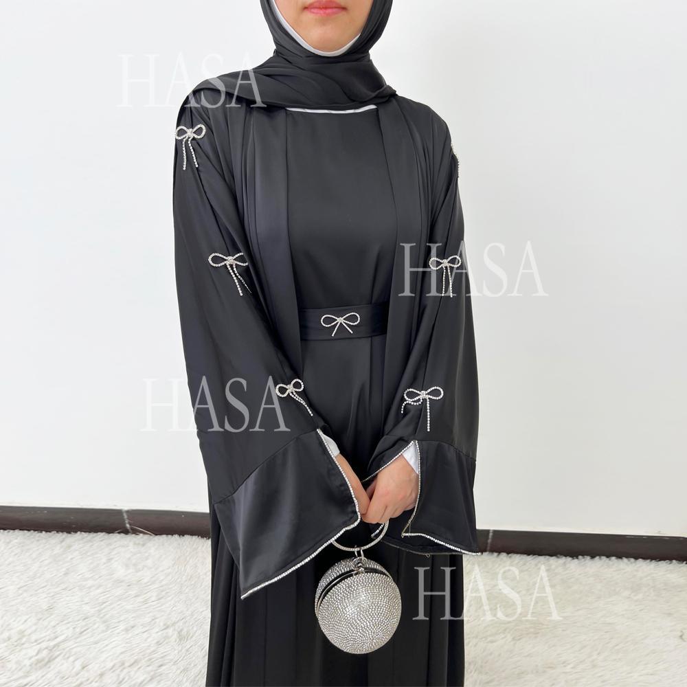 HS6501 Lustrous and Delicate Satin Diamond Set