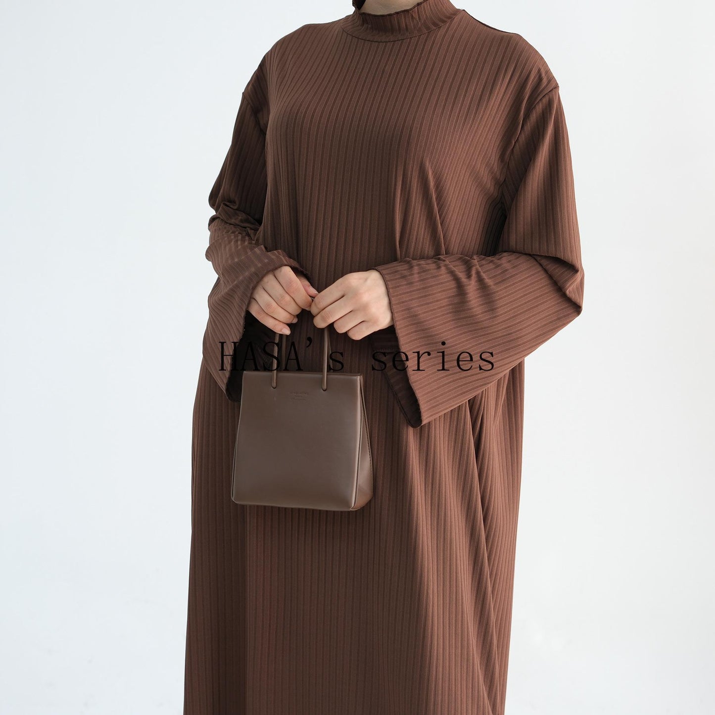HS5509 Beautiful Stand Collar Dress Robe - Lightweight multi-color design, comfortable and stylish party  wear red dress thick  thigh 2  part bow  outfits