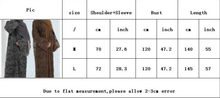 HS6623 Full-body embroidered long cardigan (optional inner layer)