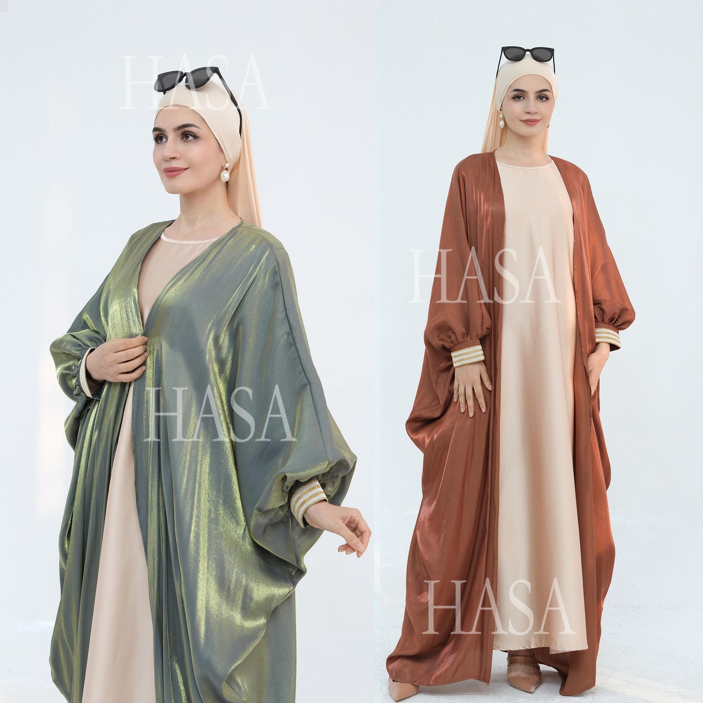 HS5873 Temperament Cardigan Long Coat Exquisite Trim To Create Elegant Style