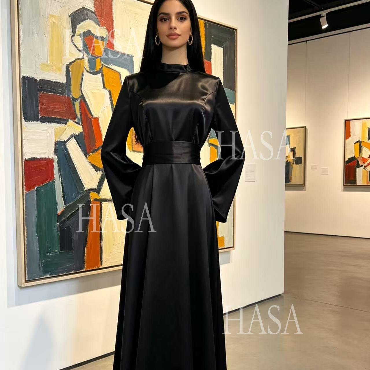 HS6748 Royal Inspired Flowing Maxi Dress